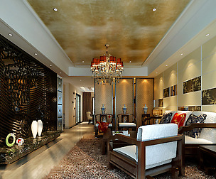 Chinese style fashionable vintage room 1807