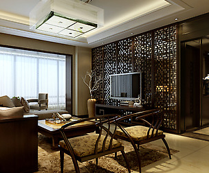 inese style fashionable vintage living room 1811