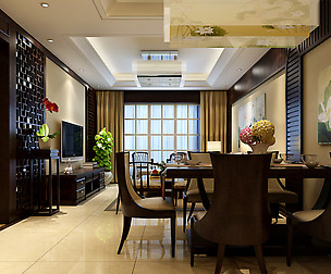 inese style fashionable vintage living room 1820