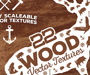 22 Wood Vector Textures