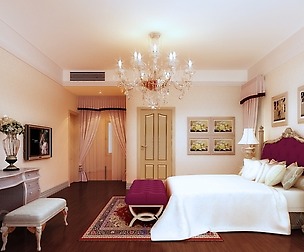 Stylish European bedroom 1840