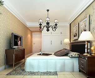 Stylish European bedroom 1841