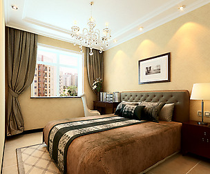 Stylish European bedroom 1880
