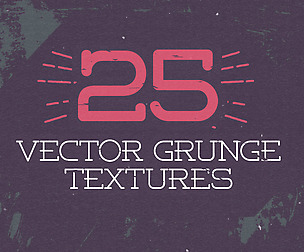 25 Vector Grunge Textures