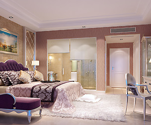 Fashionable European bedroom 18103
