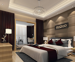 Stylish and welcoming bedroom 1806