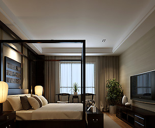 Stylish and welcoming bedroom 1808
