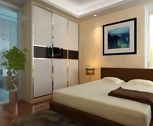 Stylish modern bedroom 1814