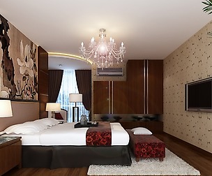 Stylish modern bedroom 1819