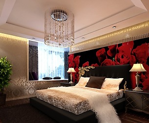 Stylish modern bedroom 1820