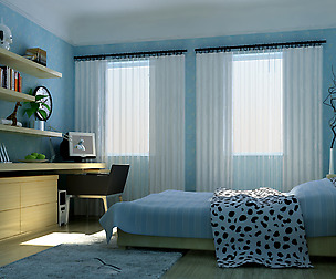 Stylish modern bedroom 1823