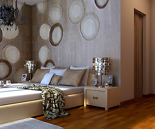 Stylish modern bedroom 1825