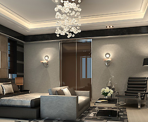 Stylish modern bedroom 1830