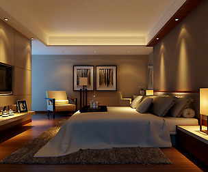 Stylish modern bedroom 1835