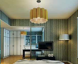 Stylish modern bedroom 1840