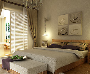 Pastoral bedroom 5112