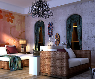 Pastoral bedroom 5114