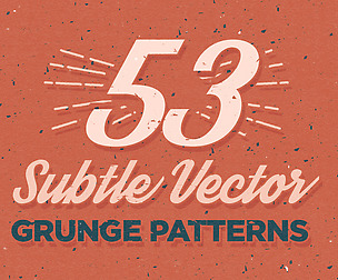 53 Subtle Vector Grunge Patterns