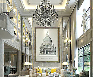 European-style living room design 02