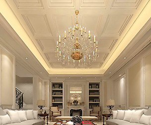 European-style living room design 04