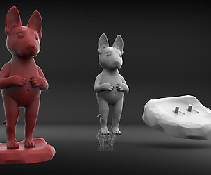 Bull Terrier 3D print model