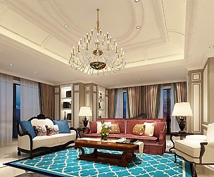 European-style living room design 06