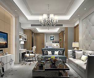 European-style living room design 12