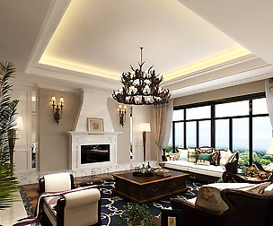 European-style living room design 14