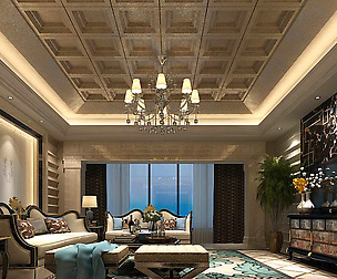 European-style living room design 25