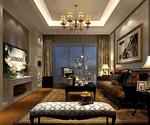 European-style living room design 31