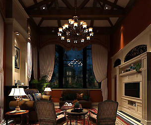 European-style living room design 33