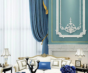 European-style living room design 35