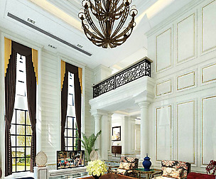 European-style living room design 37