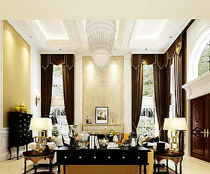 European-style living room design 40