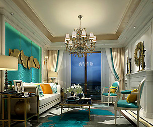 European-style living room design 45