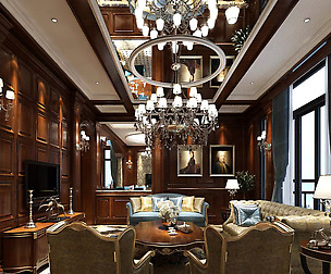European-style living room design 47