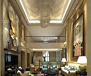 European-style living room design 48