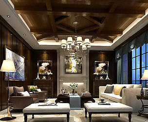 European-style living room design 49