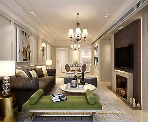European-style living room design 52