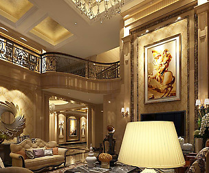 European-style living room design 55