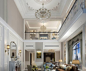 European-style living room design 61