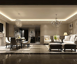 European-style living room design 78