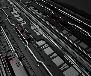 Sci-fi Floor Section KB019 (Kitbash À la carte)
