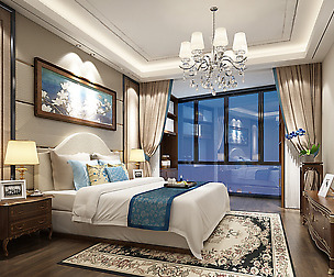 Deluxe master bedroom design  72