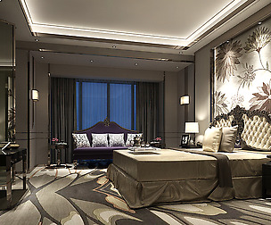Deluxe master bedroom design  73