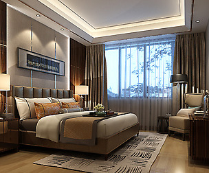 Deluxe master bedroom design  74