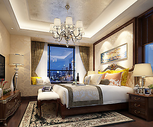 Deluxe master bedroom design  77