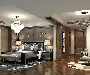 Deluxe master bedroom design  79