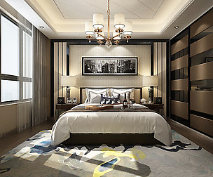 Deluxe master bedroom design  84