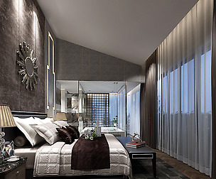 Deluxe master bedroom design  87